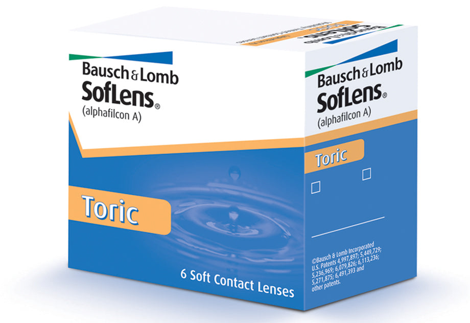 Μηνιαίοι Φακοί Επαφής Bausch & Lomb SofLens Μυωπίας με Αστιγματισμό (6 Φακοί)