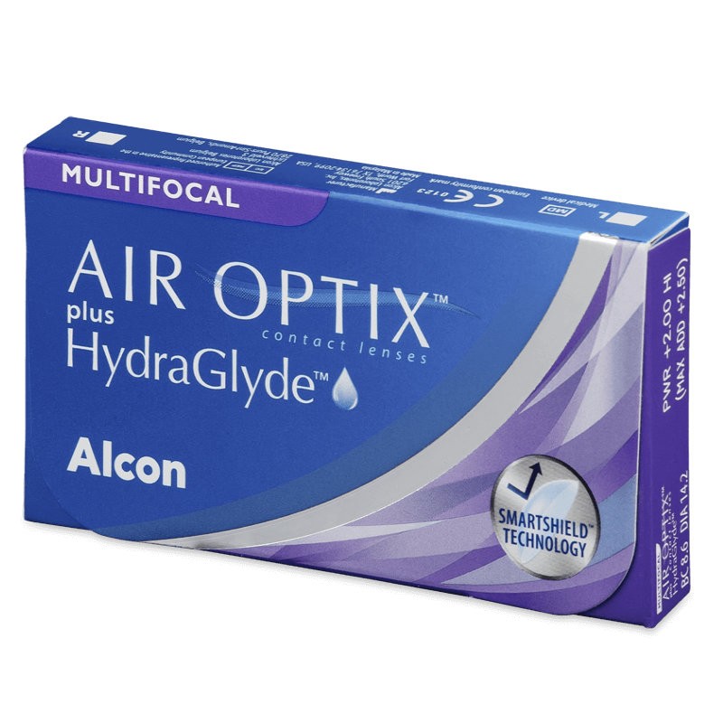Μηνιαίοι Φακοί Επαφής Alcon Air Optix Plus HydraGlyde MULTIFOCAL (6 Φακοί)