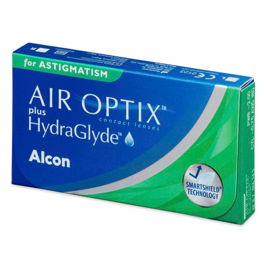 Μηνιαίοι Φακοί Επαφής Alcon Air Optix Plus HydraGlyde Μυωπίας με Αστιγματισμό (3 Φακοί)